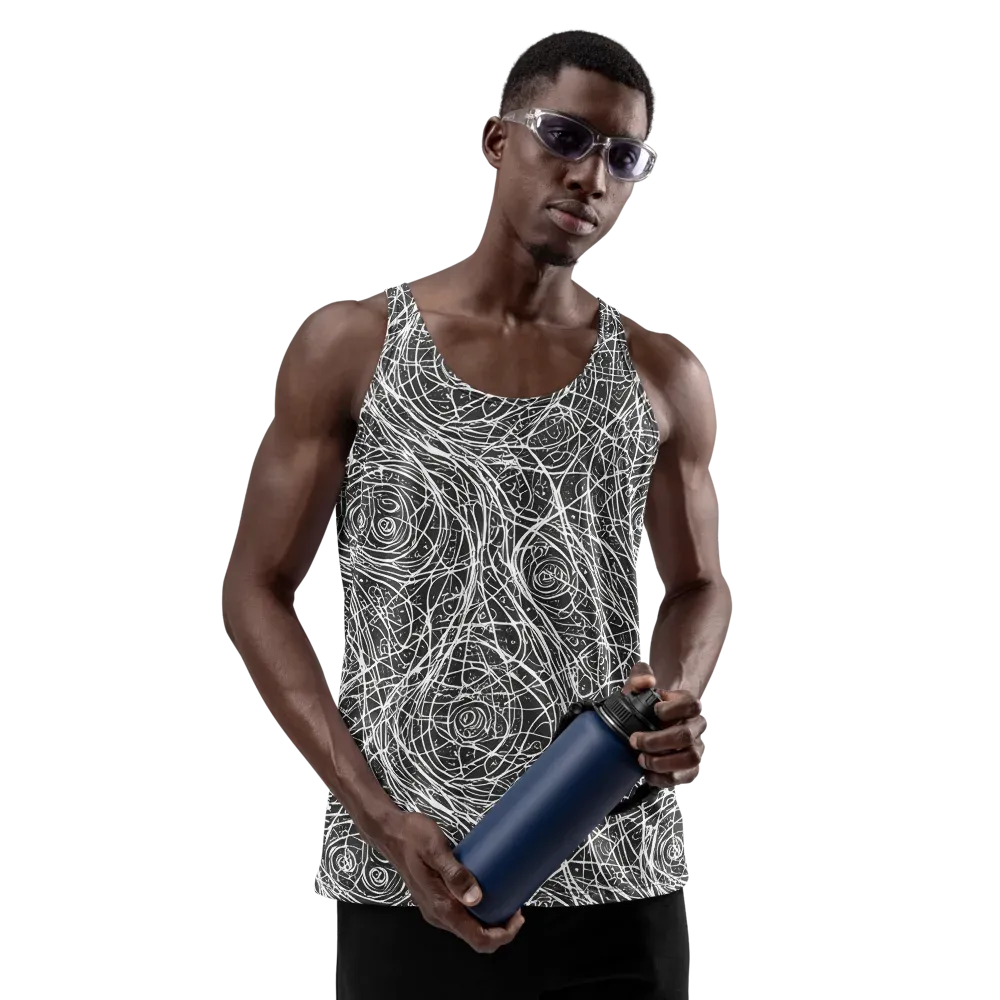 Inkstorm on Men's Tank Top — Front