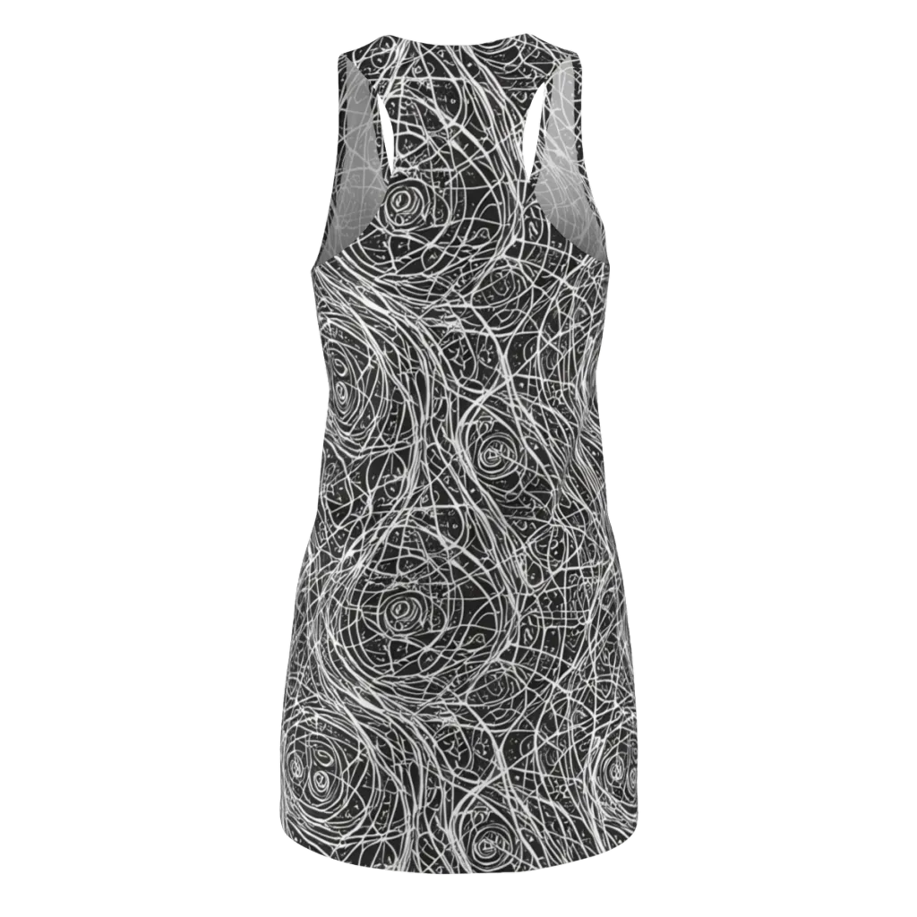 Inkstorm on Racerback Dress — Back