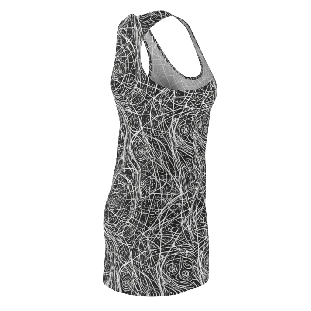 Inkstorm on Racerback Dress — Back Side