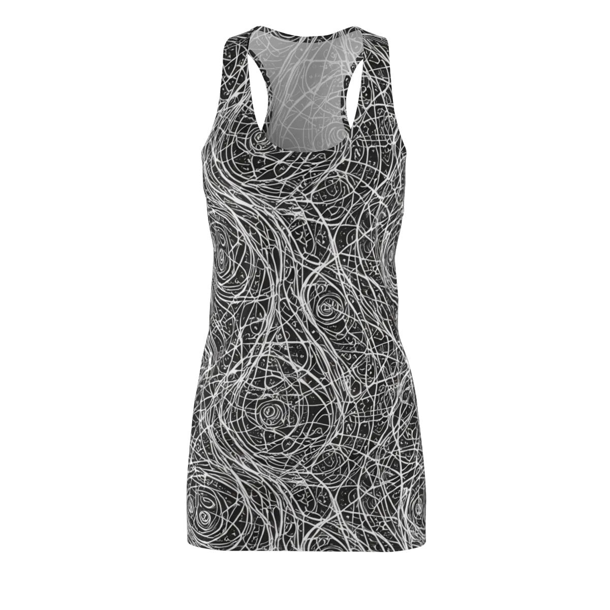 Inkstorm on Racerback Dress — Front
