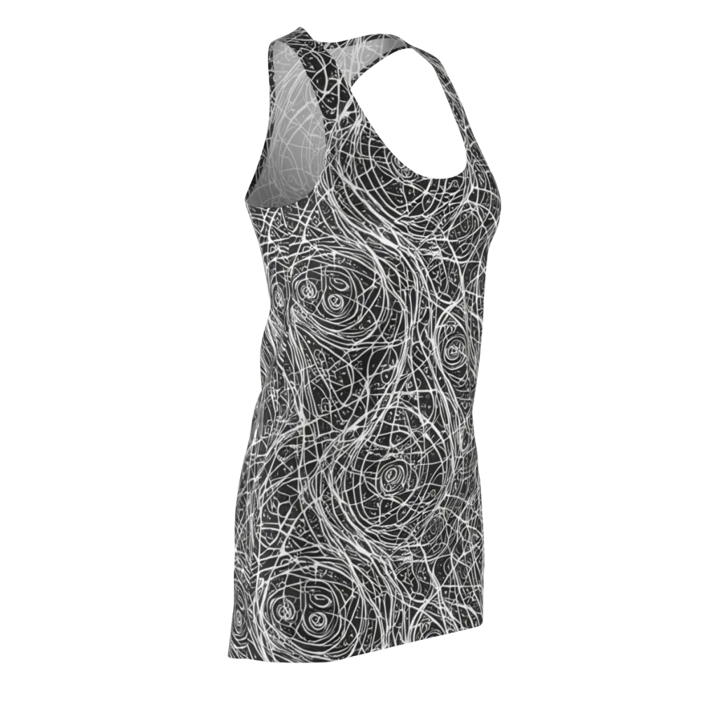 Inkstorm on Racerback Dress — Front Side