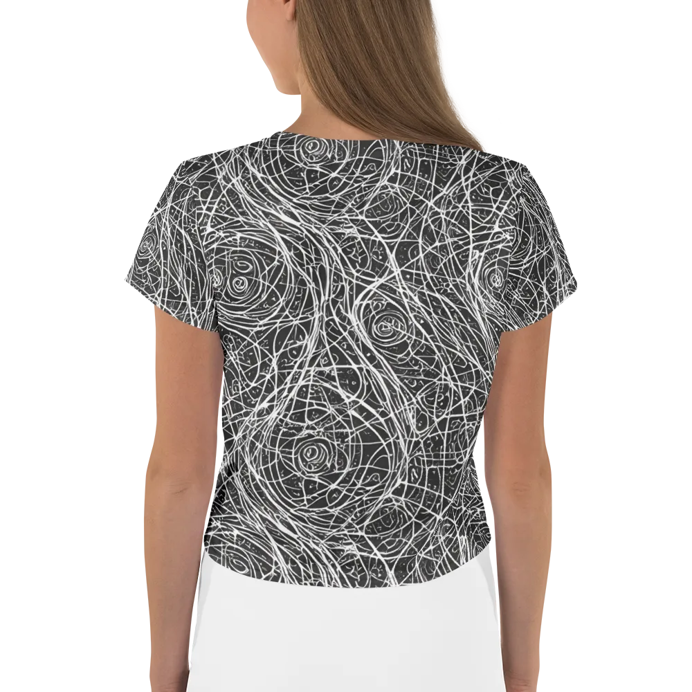 Inkstorm on Crop Tee — Back