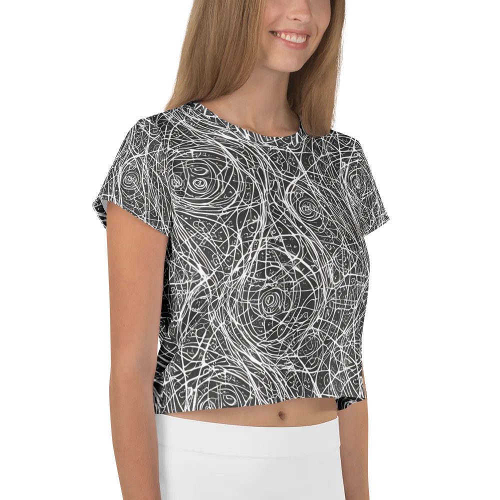 Inkstorm on Crop Tee — Right