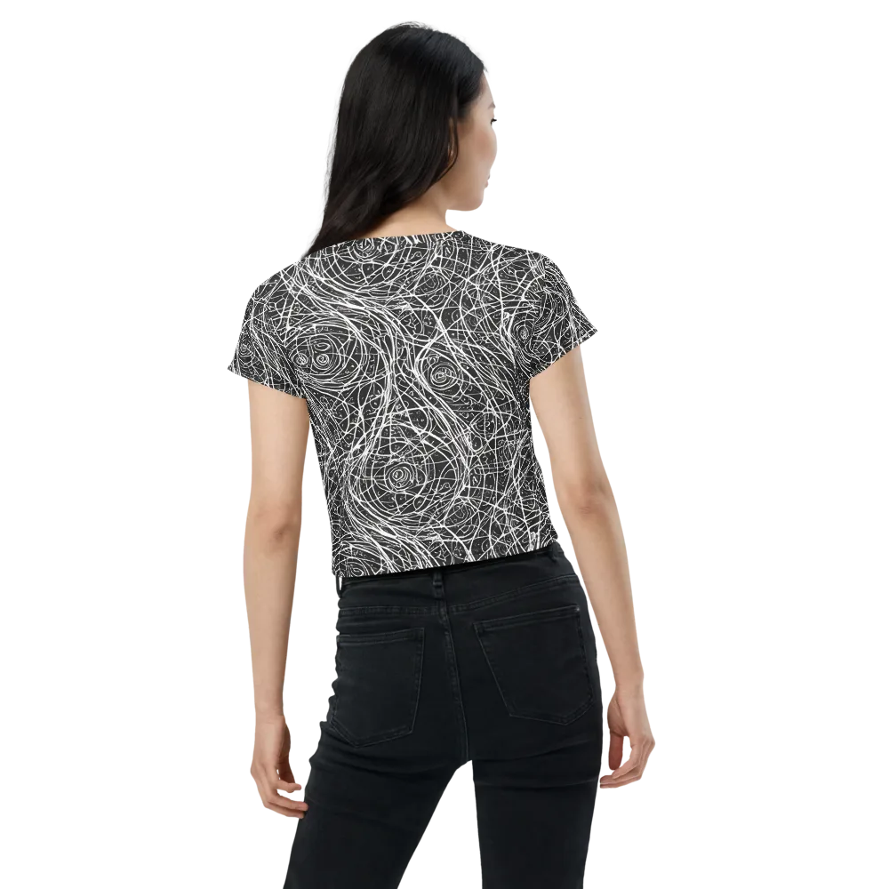 Inkstorm on Crop Tee — Back