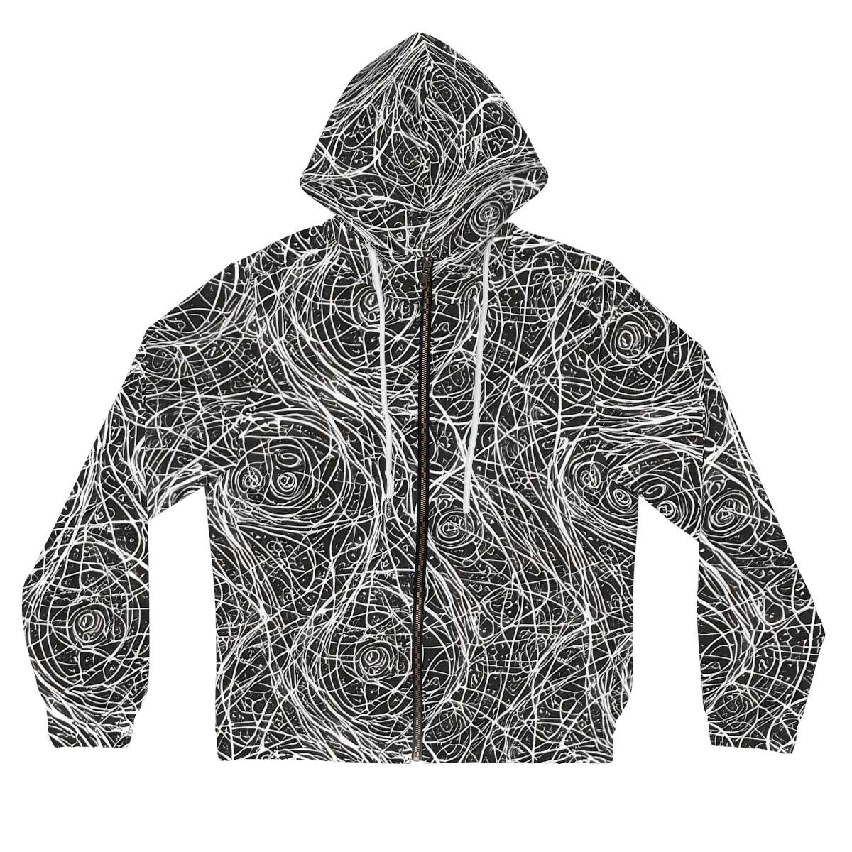 Inkstorm on Women's Full-Zip Hoodie — Front