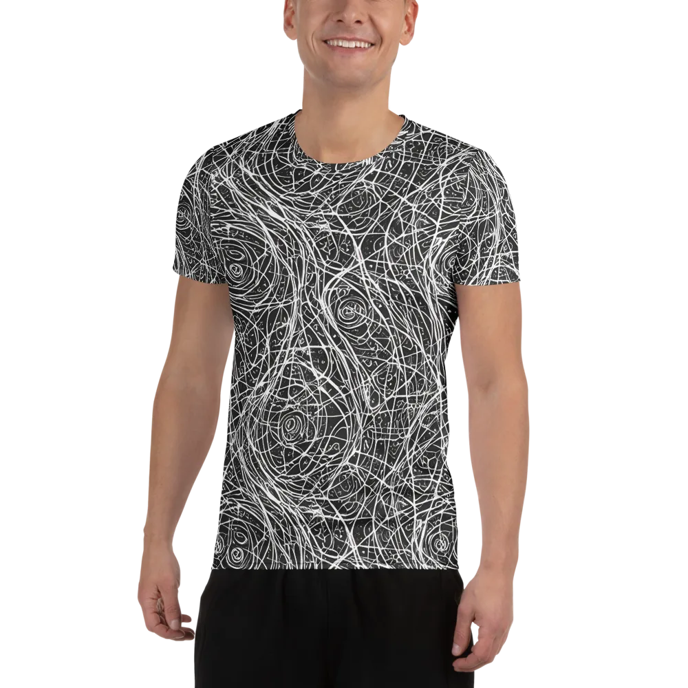 Inkstorm on Men's Athletic T-Shirt — Front