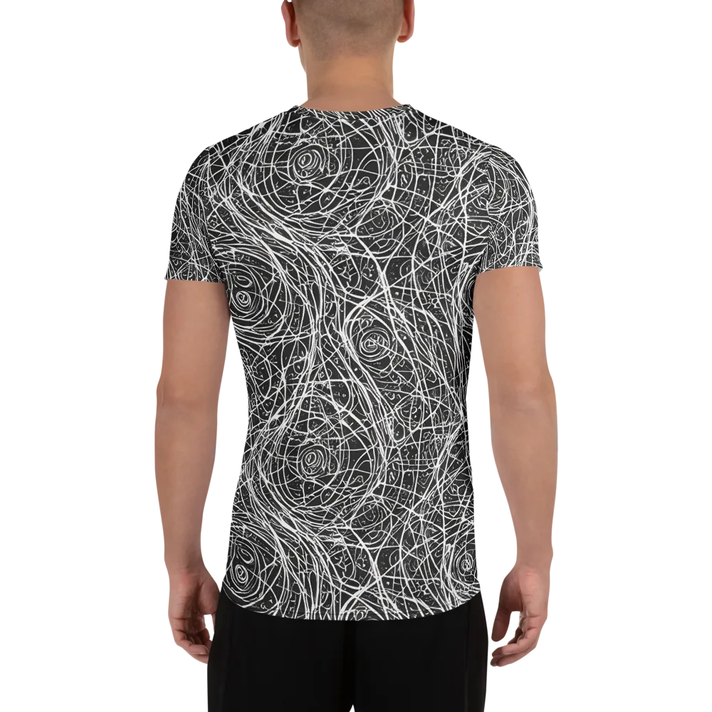 Inkstorm on Men's Athletic T-Shirt — Back