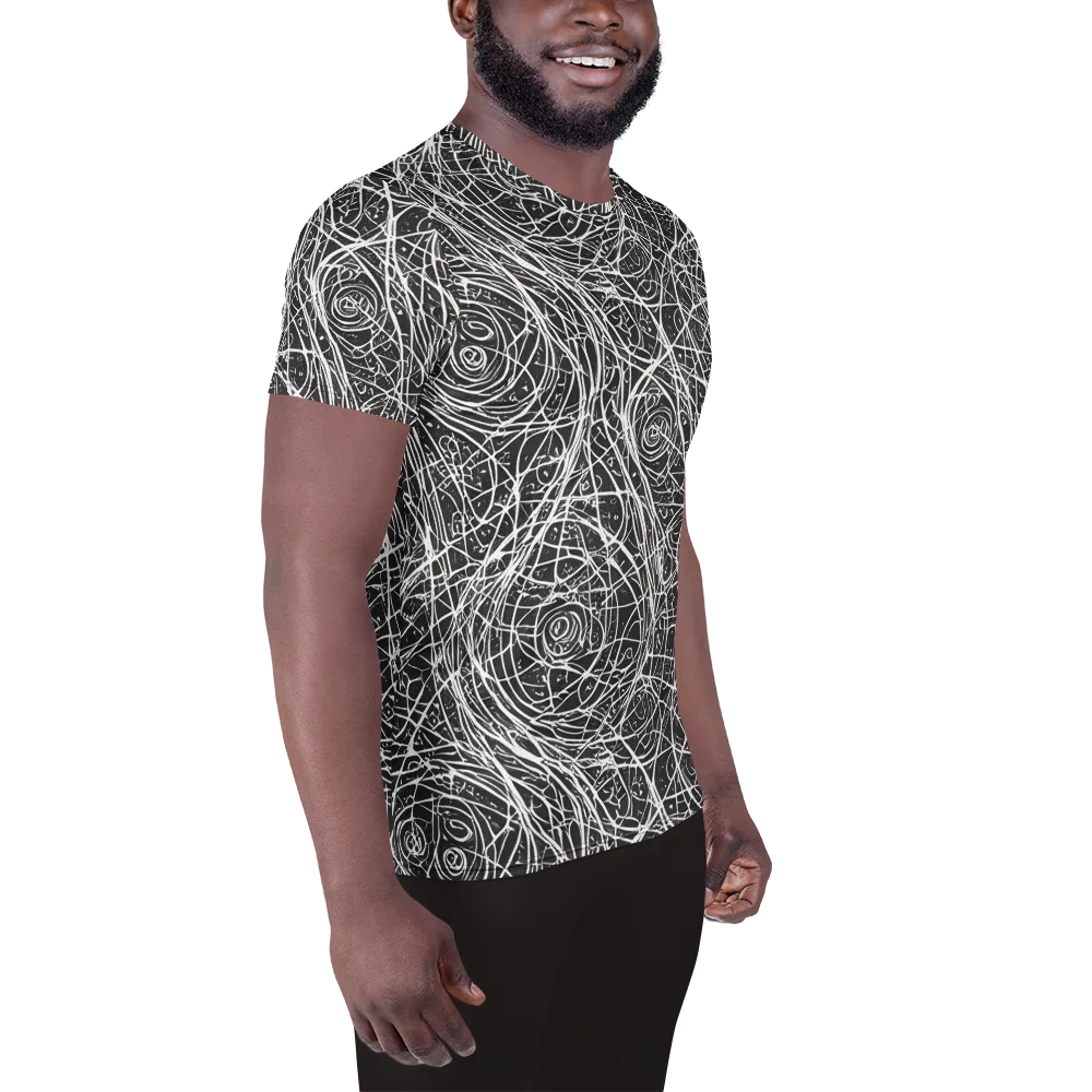 Inkstorm on Men's Athletic T-Shirt — Right