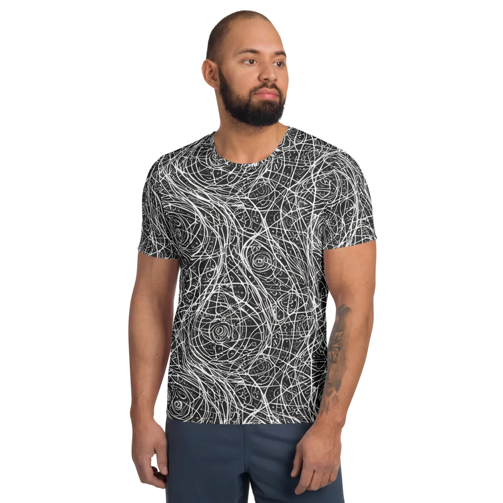 Inkstorm on Men's Athletic T-Shirt — Front