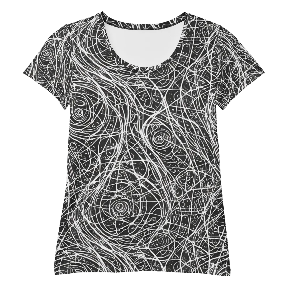 Inkstorm on Women's Athletic T-Shirt — Front