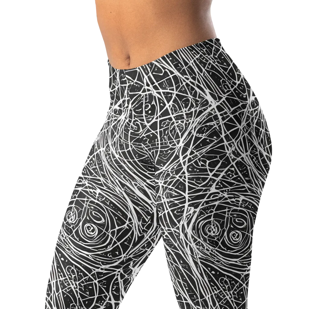 Inkstorm on Leggings — Left Front