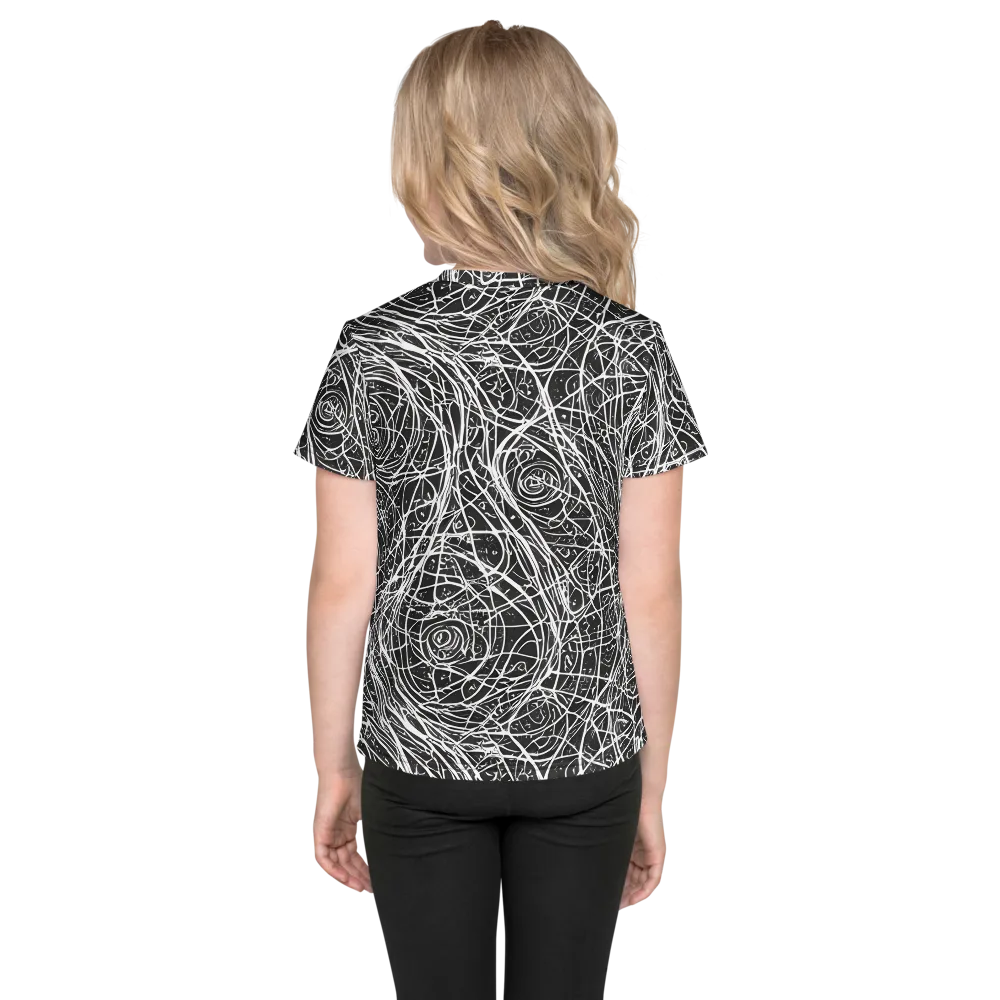 Inkstorm on Kids Crew Neck T-Shirt — Back