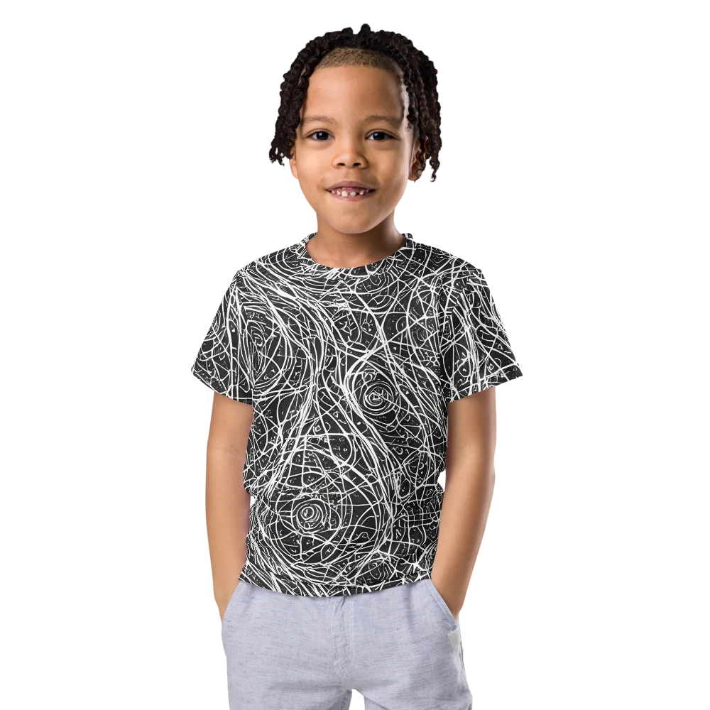 Inkstorm on Kids Crew Neck T-Shirt — Front
