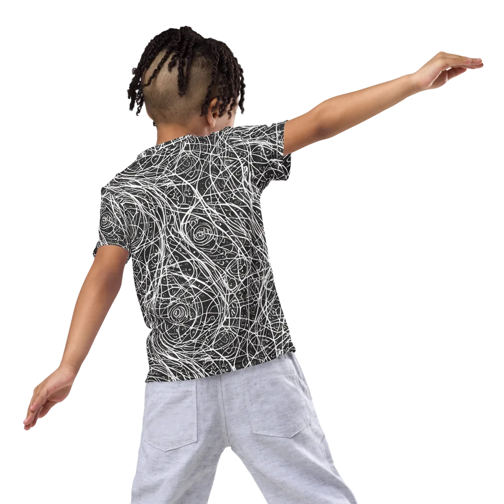 Inkstorm on Kids Crew Neck T-Shirt — Back