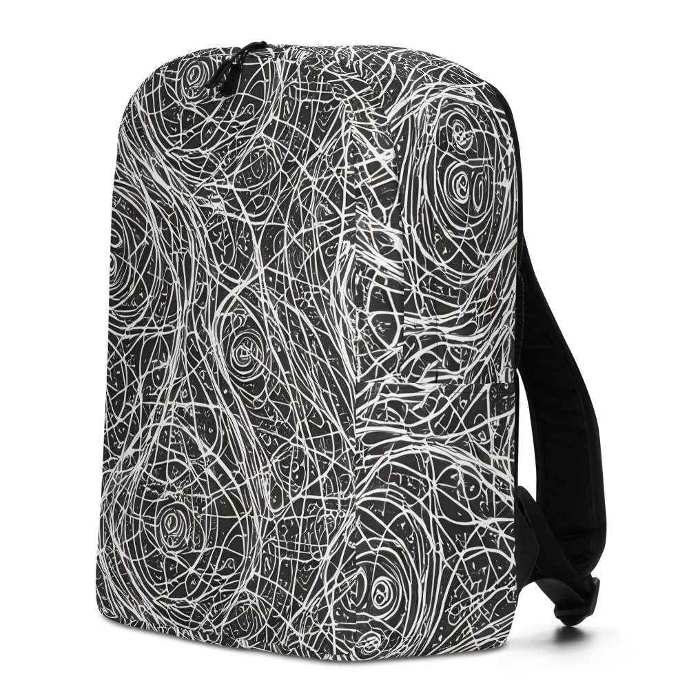 Inkstorm on Minimalist Backpack — Left