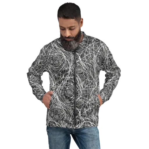 Inkstorm on a Bomber Jacket