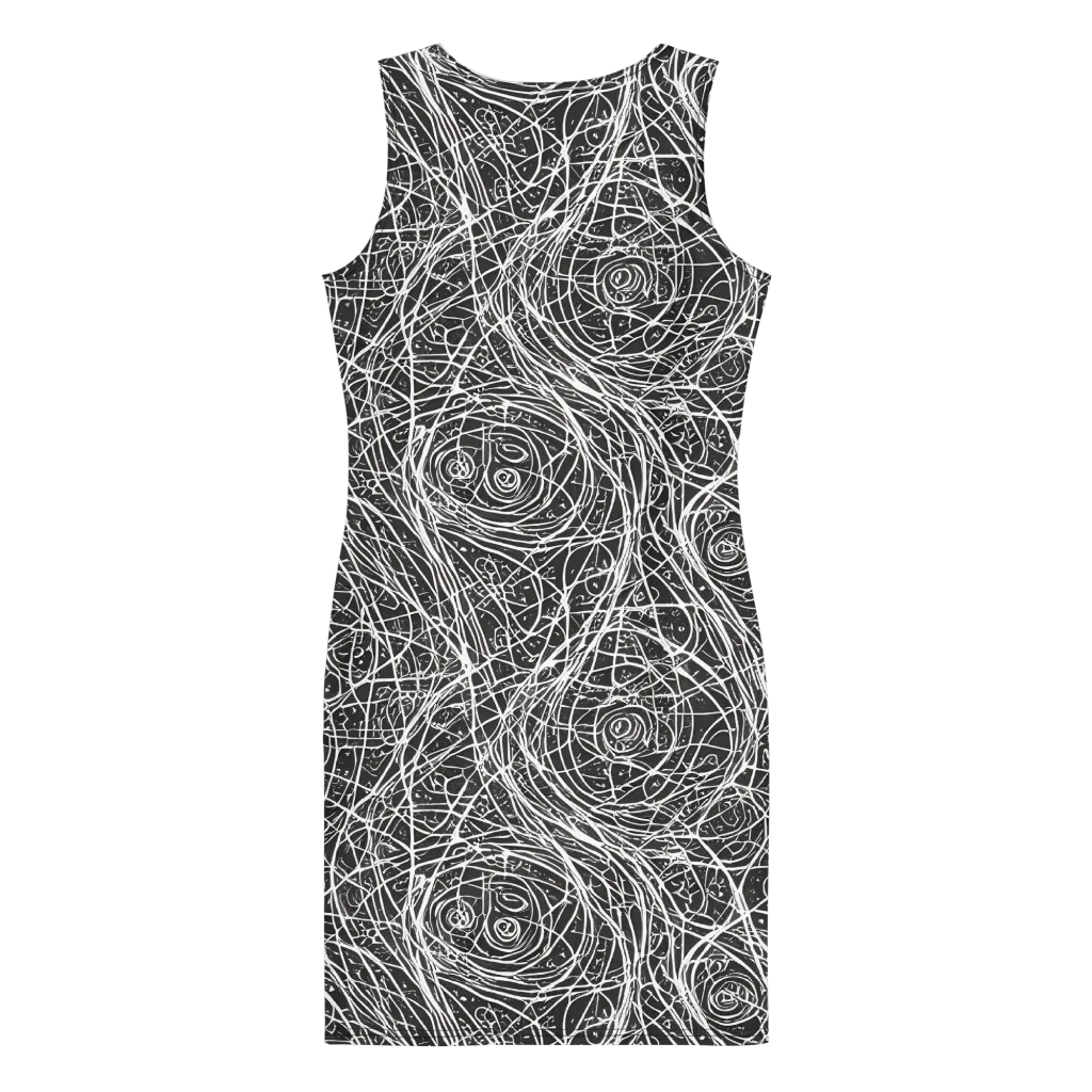 Inkstorm on Bodycon Dress — Back