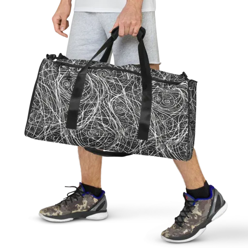Inkstorm on a Duffle Bag