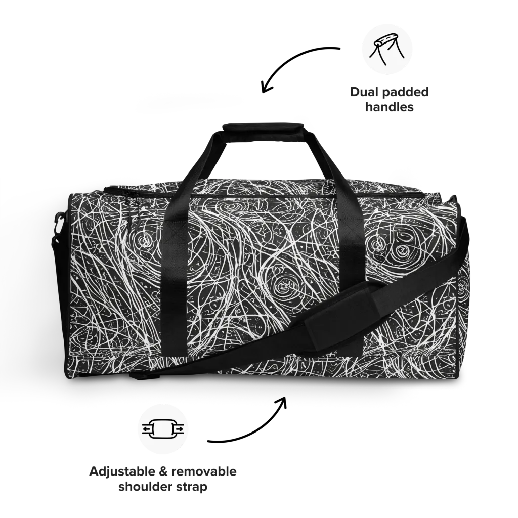 Inkstorm on Duffle Bag — Front