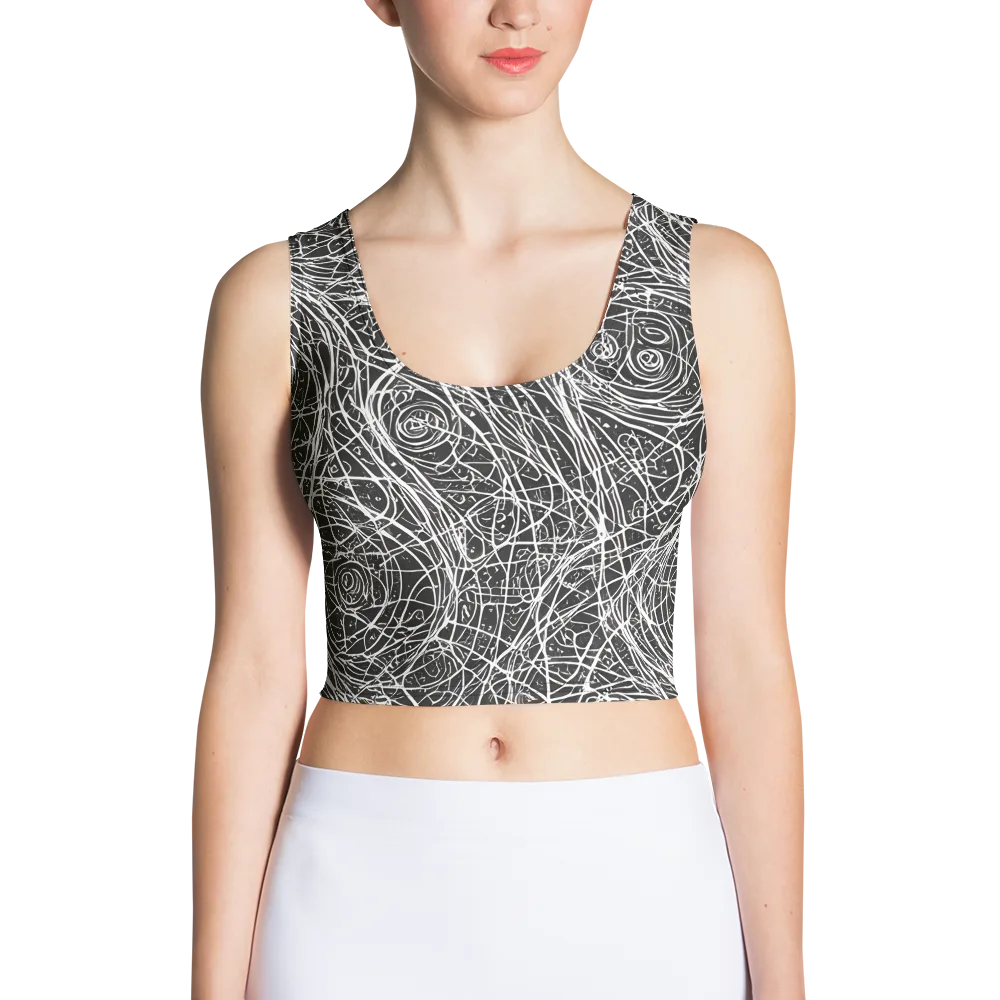 Inkstorm on Crop Top — Front