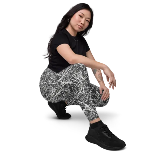 Inkstorm on a Leggings with Pockets