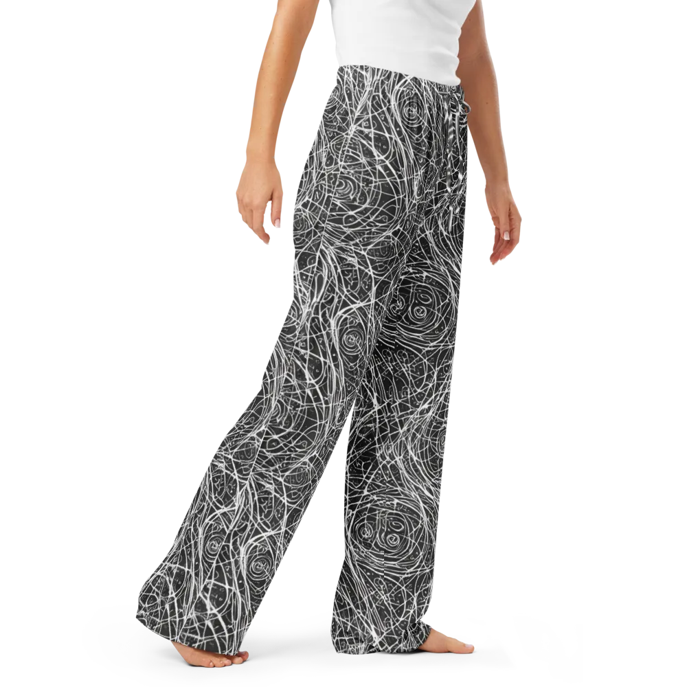 Inkstorm on Women's Pajama Pants — Right Front