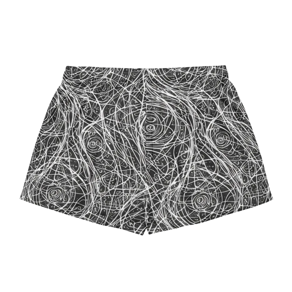 Inkstorm on Women's Pajama Shorts — Back