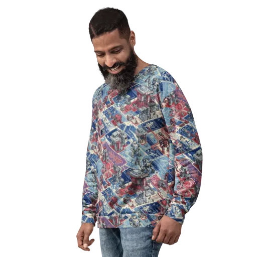 Robot Railyard on a Sweatshirt