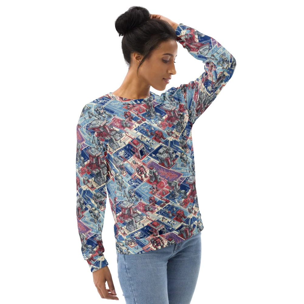 Robot Railyard on Sweatshirt — Right Front