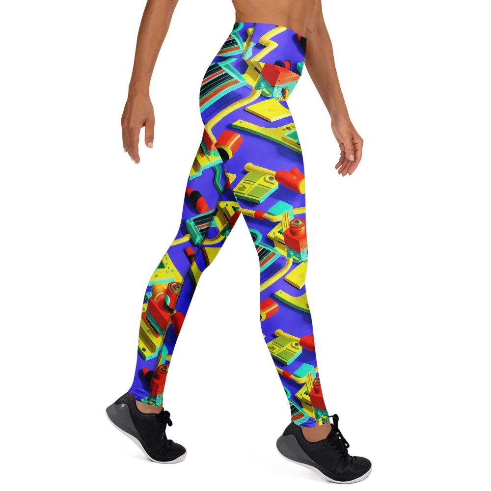 Chromatic Workshop on Yoga Leggings — Right