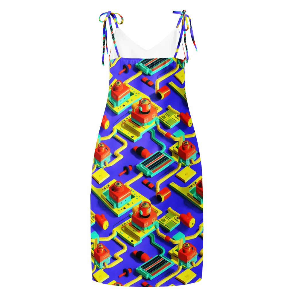 Chromatic Workshop on Slip Dress — Back