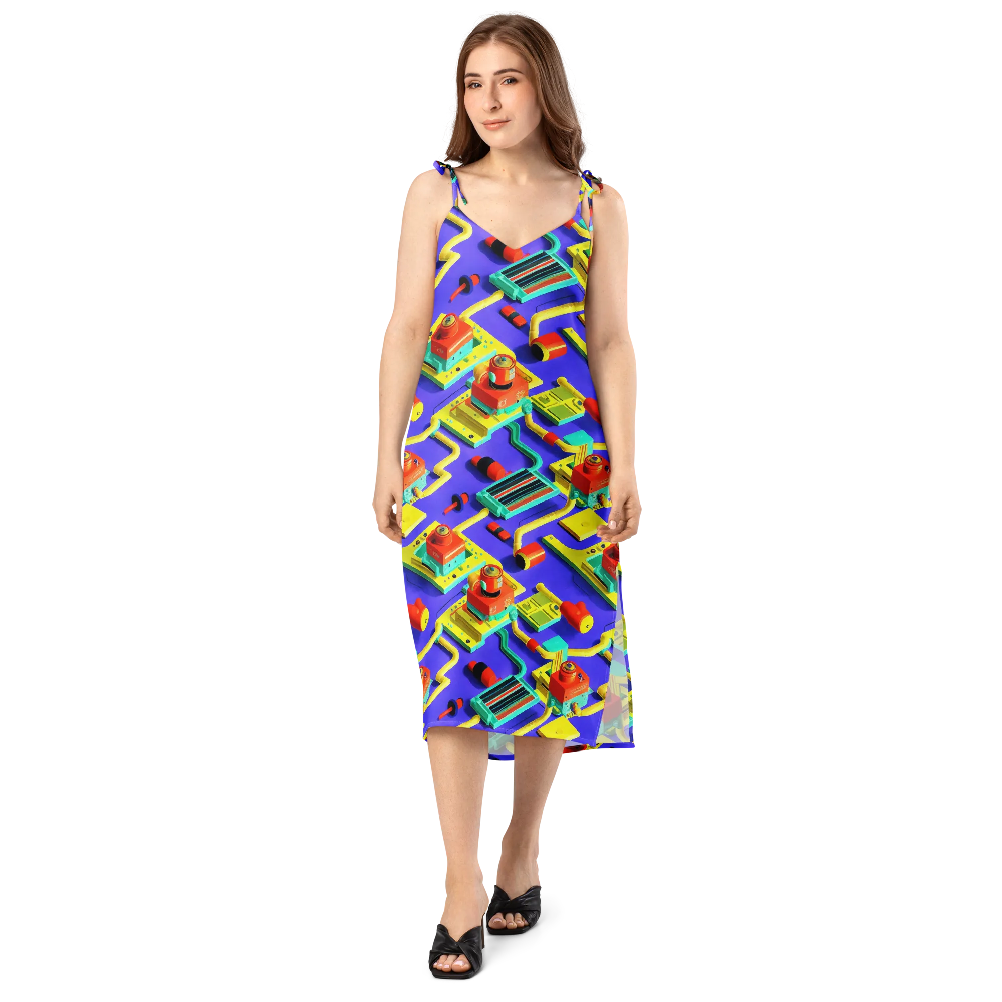 Chromatic Workshop on Slip Dress — Front
