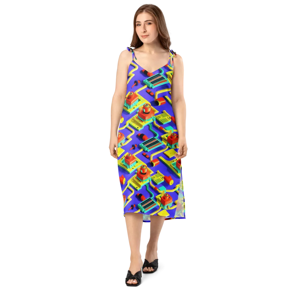 Chromatic Workshop on Slip Dress — Front