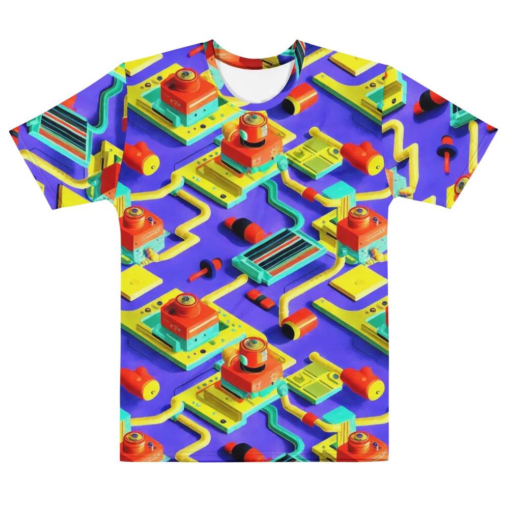 Chromatic Workshop on Men's Cotton Crew Neck T-Shirt — Front