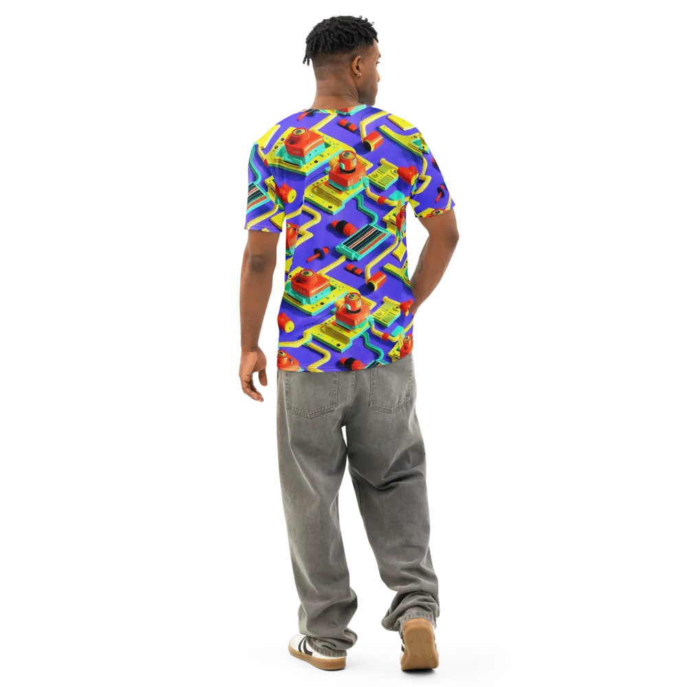 Chromatic Workshop on Men's Cotton Crew Neck T-Shirt — Back