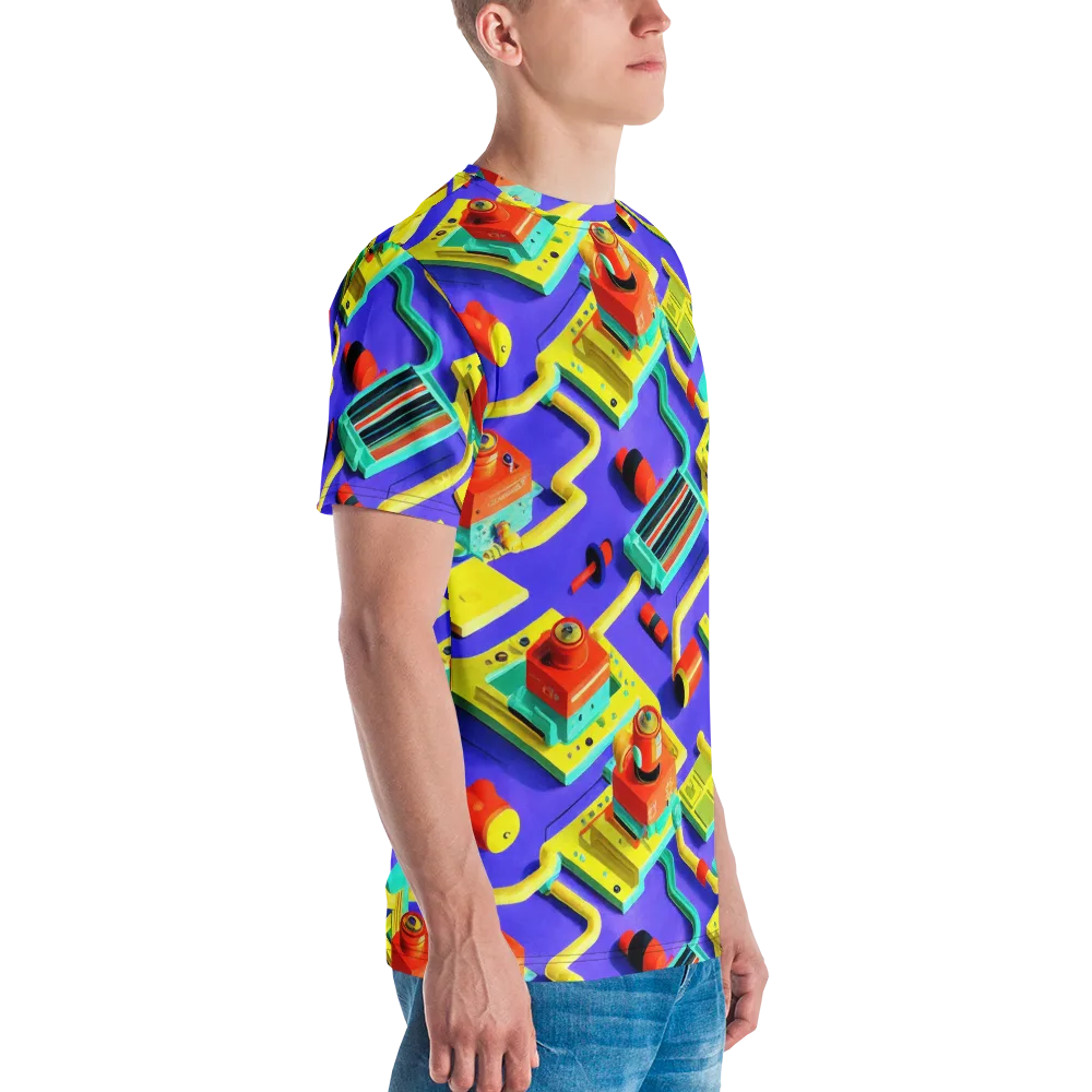 Chromatic Workshop on Men's Crew Neck T-Shirt — Right