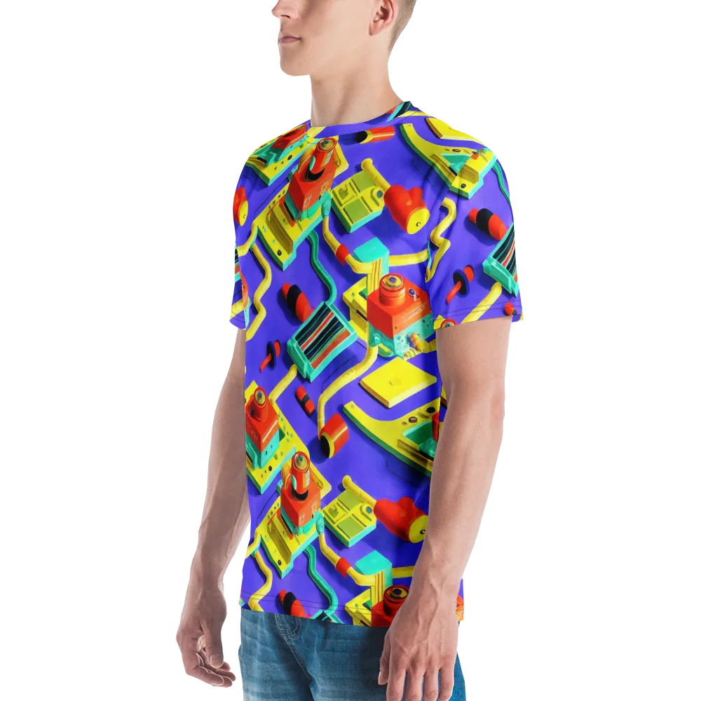 Chromatic Workshop on Men's Crew Neck T-Shirt — Left