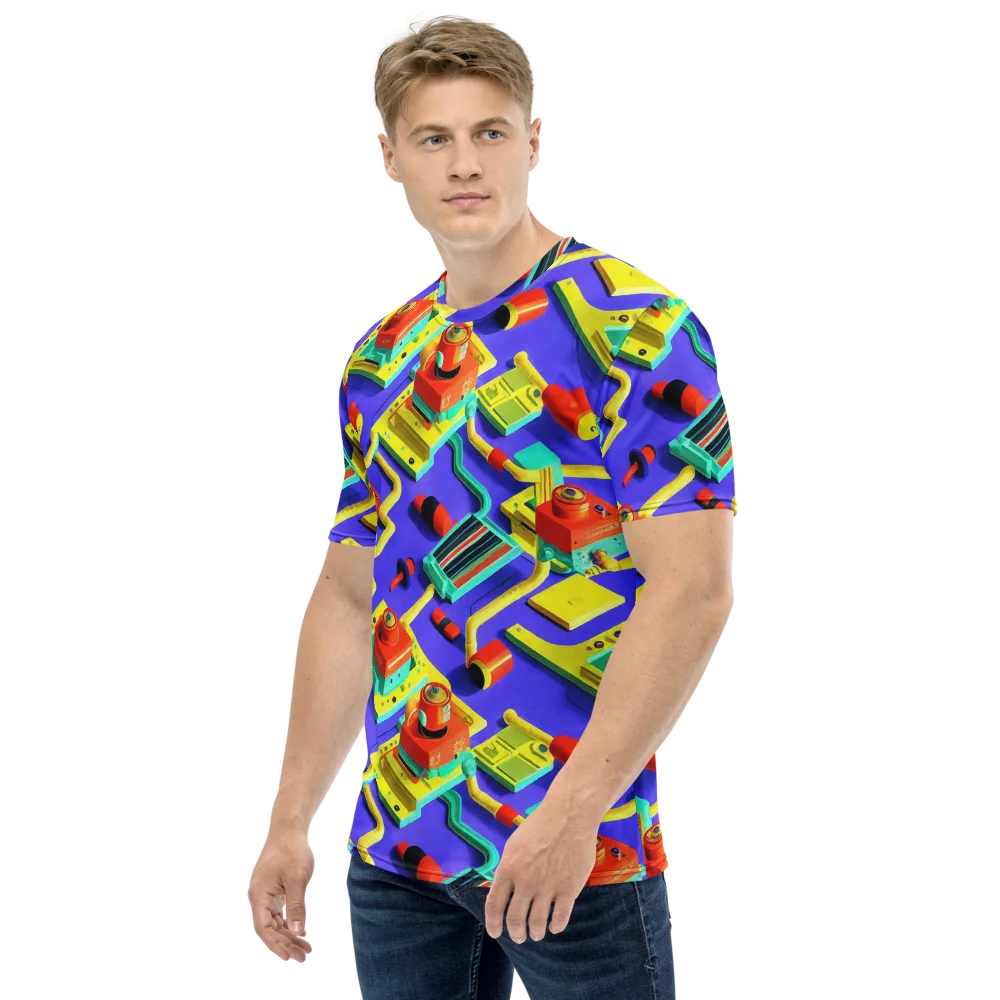 Chromatic Workshop on Men's Crew Neck T-Shirt — Left