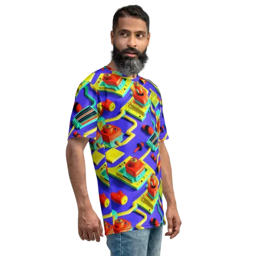 Chromatic Workshop on a Men's Crew Neck T-Shirt