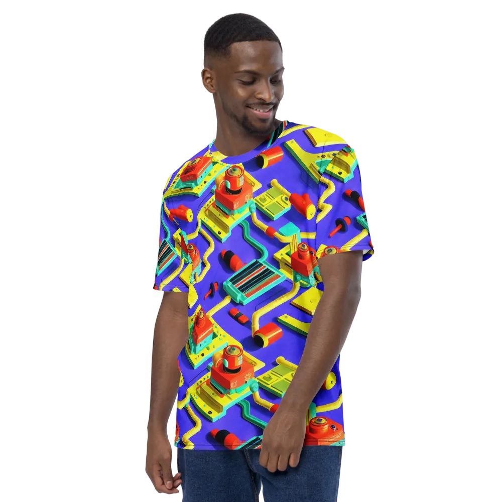 Chromatic Workshop on Men's Crew Neck T-Shirt — Left