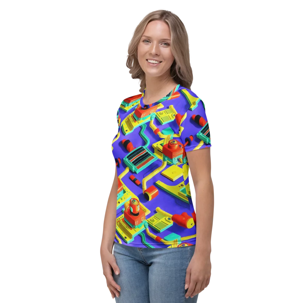 Chromatic Workshop on Women's Crew Neck T-Shirt — Left