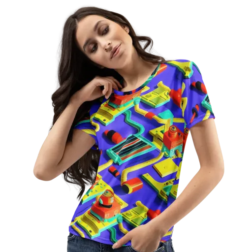 Chromatic Workshop on a Women's Crew Neck T-Shirt