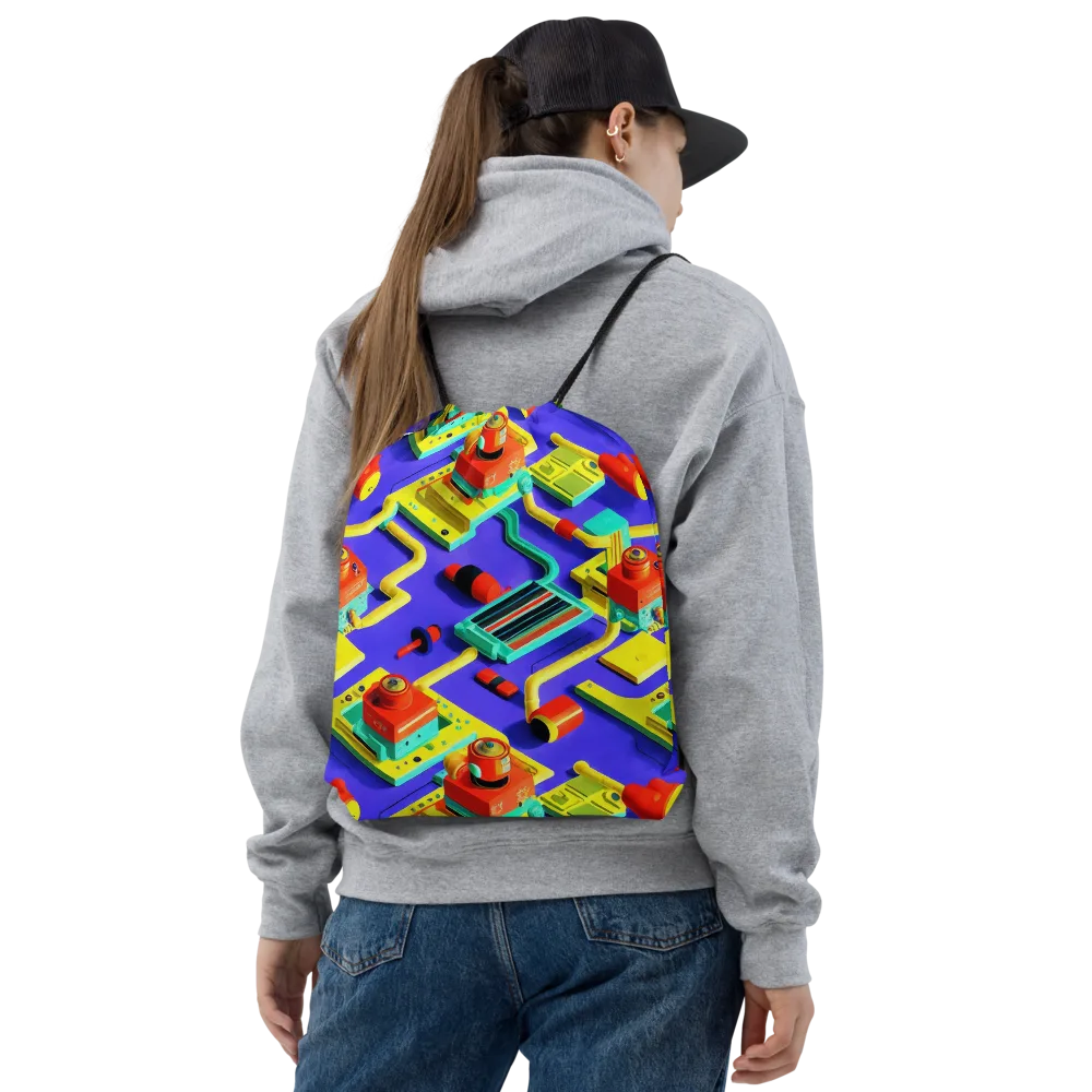 Chromatic Workshop on Drawstring Bag — Front