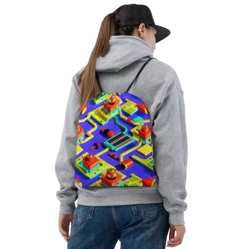 Chromatic Workshop on a Drawstring Bag
