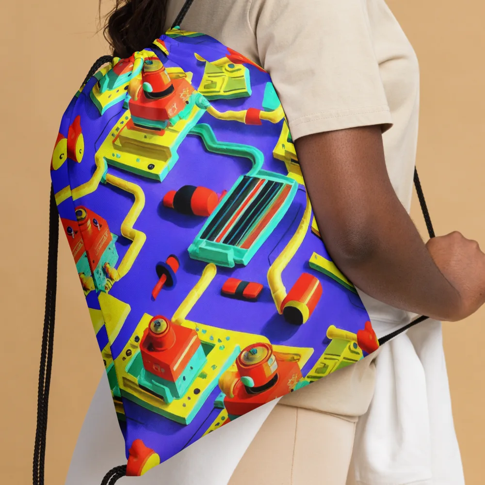 Chromatic Workshop on Drawstring Bag — Front