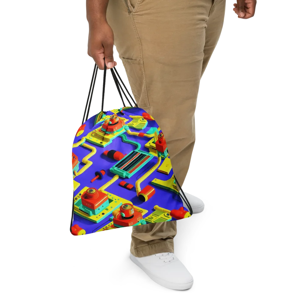 Chromatic Workshop on Drawstring Bag — Front