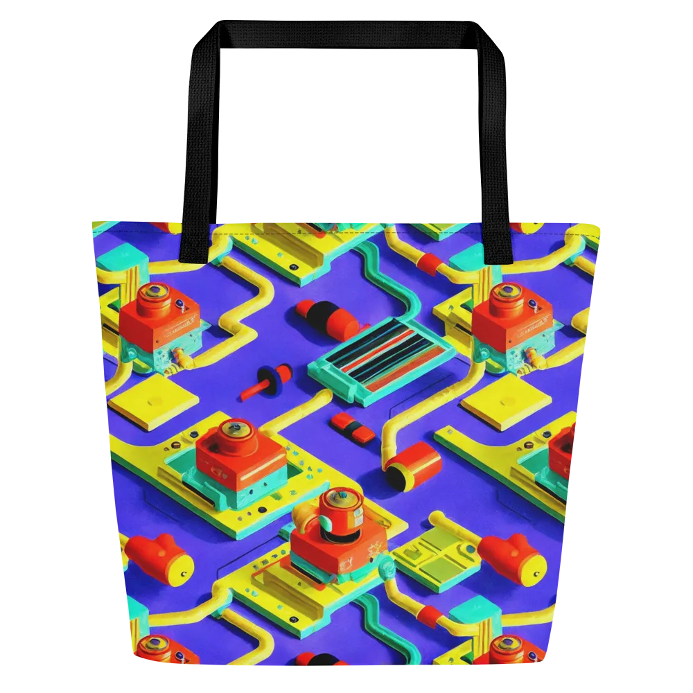 Chromatic Workshop on Large Tote Bag W/ Pocket — Front