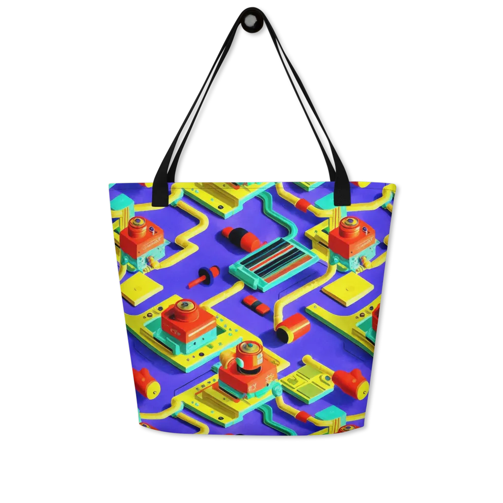 Chromatic Workshop on Large Tote Bag W/ Pocket — Front