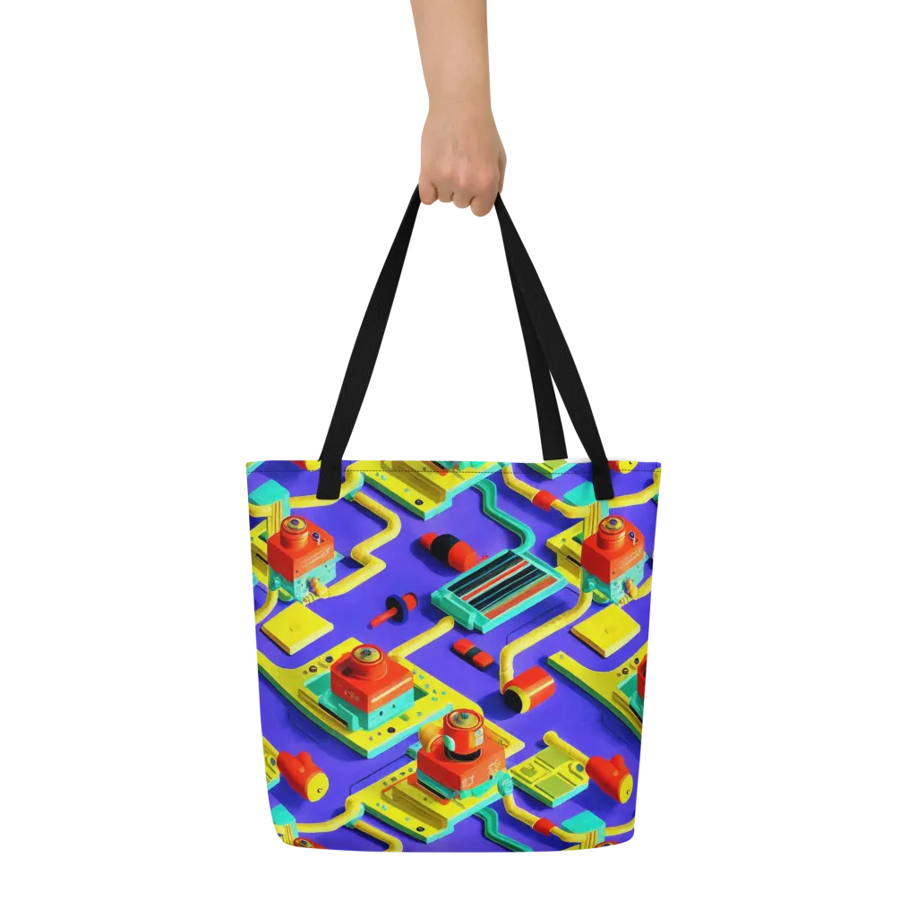 Chromatic Workshop on Large Tote Bag W/ Pocket — Front