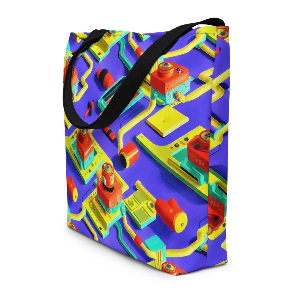 Chromatic Workshop on Large Tote Bag W/ Pocket — Front